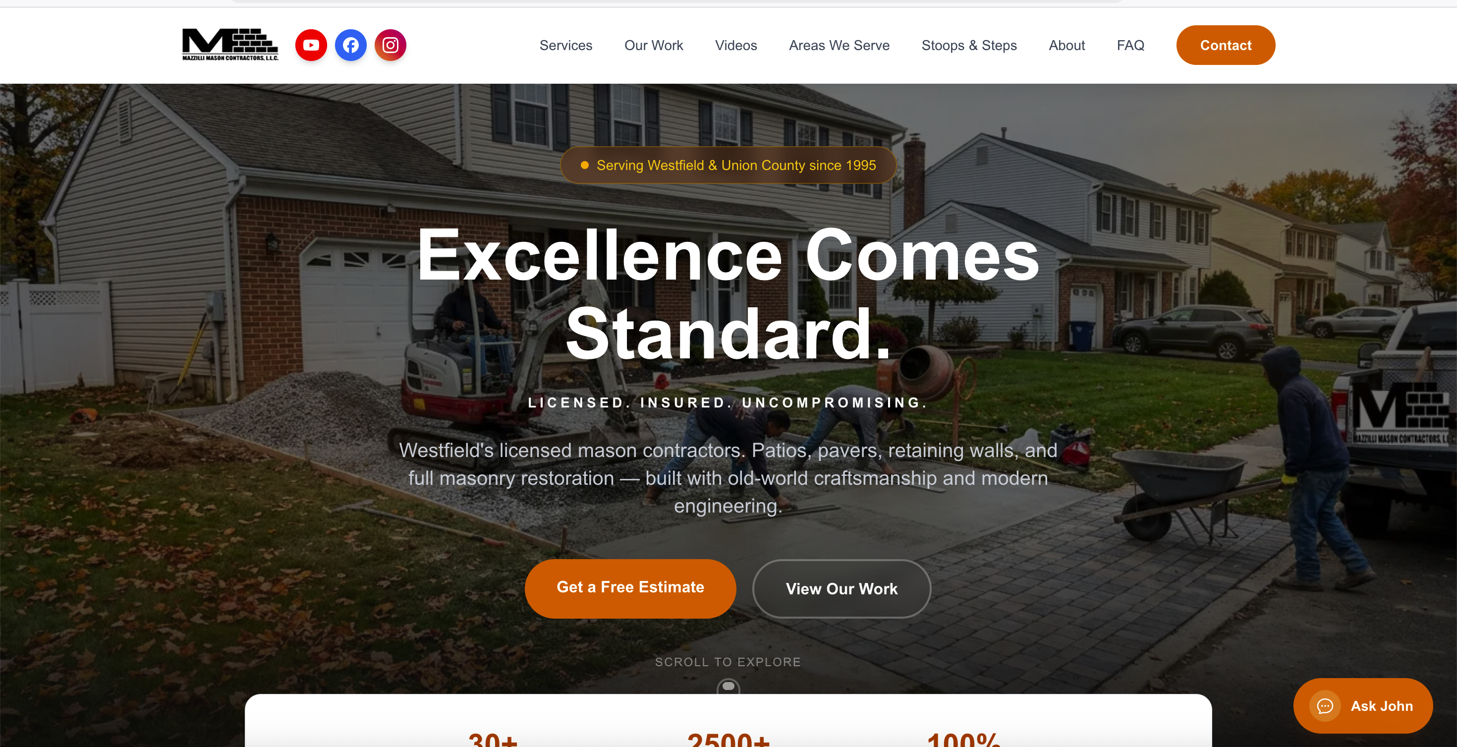 Mazzilli Masonry Contractor Westfield